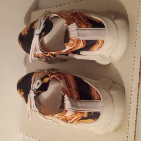 Ladies designer print sock sneaker - Picture 5 of 5